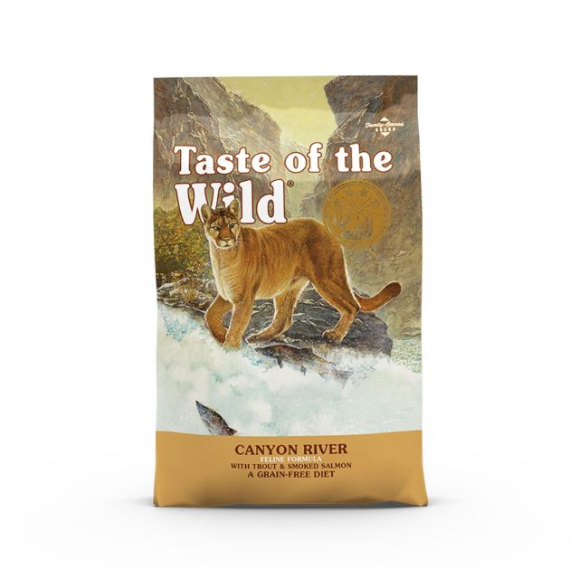Taste Of The Wild Canyon River Feline Trout & Smoke Salmon Dry Cat Food - 2 kg
