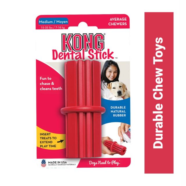 Kong Dental Sticks Red Chew Toy