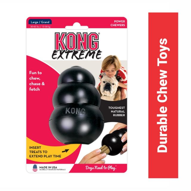 Kong Extreme Interactive Chew Toy Black