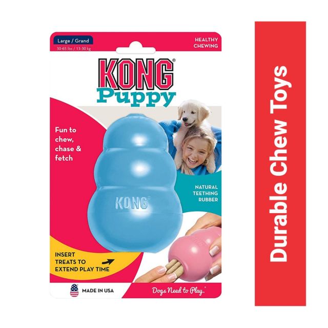 Kong Puppy Interactive Chew Toy Assorted Color