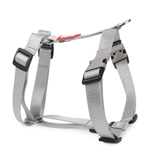 ZL Classic H Dog Harness  Silver-S
