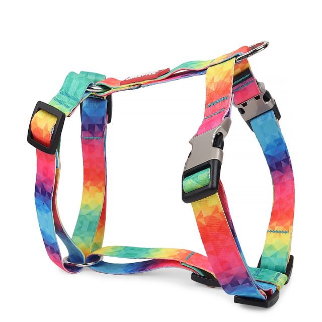 ZL Rainbow Dog Harness-S