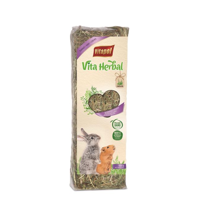 Vitapol Vita Herbal Hay For Rodents And Rabbits-500 gm