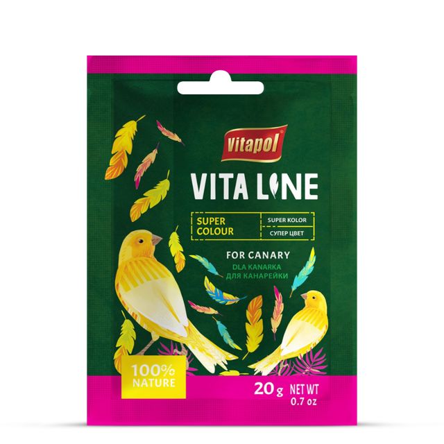 Vitapol Vitaline Feed Supplement Super Colour For Canary 20gm