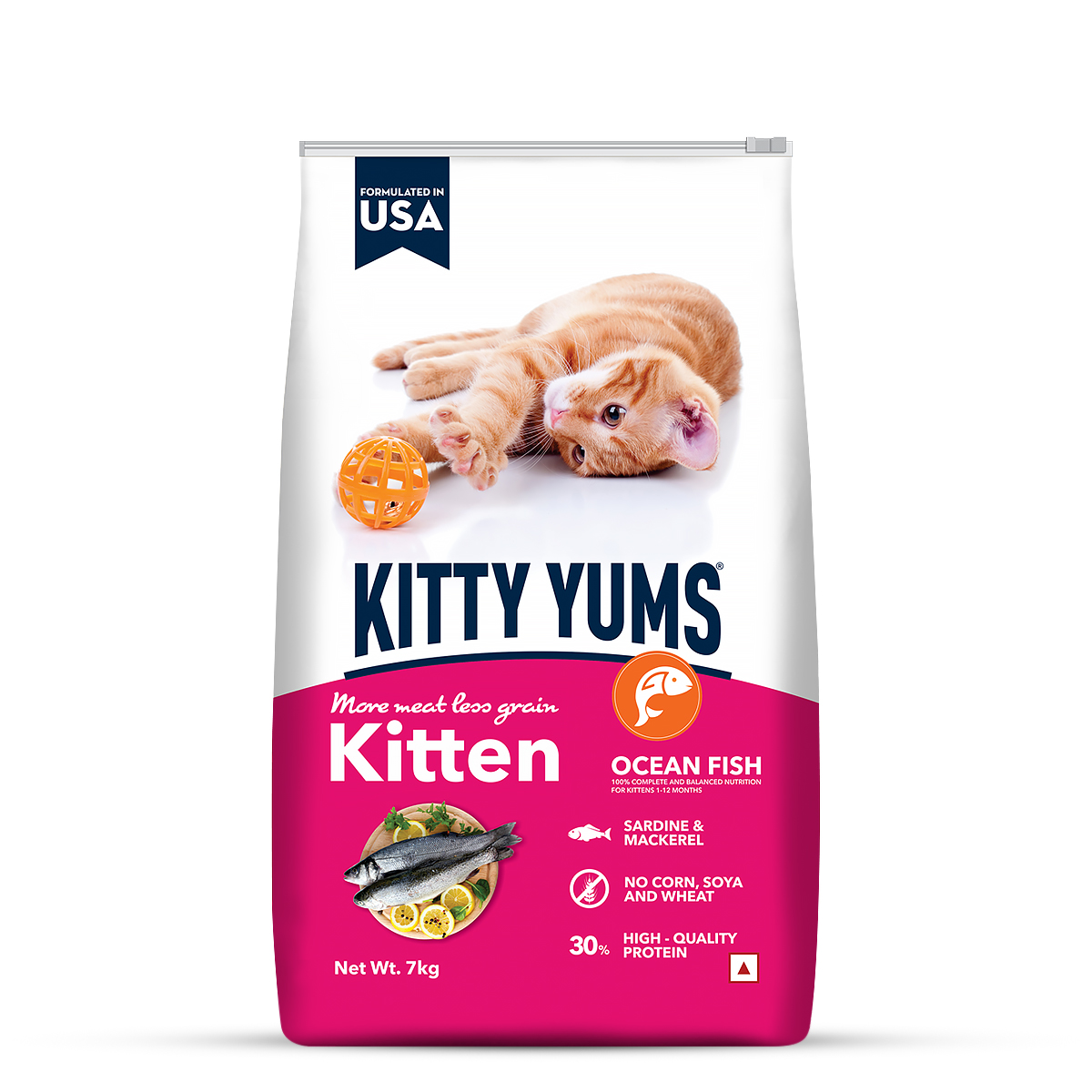 Kitty Yums Kitten Dry Food-7 Kg