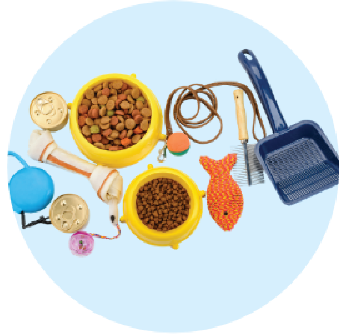 A wide variety of tested pet products